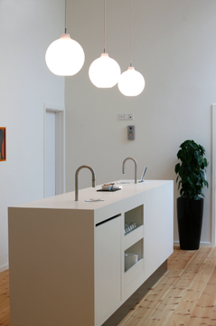 WOHLERT - Opal glass pendant lamp by Louis Poulsen - view 3
